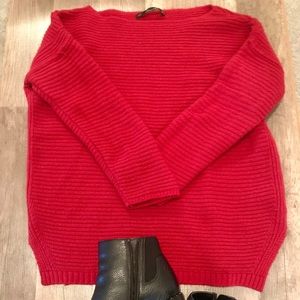 Zara knit red sweater